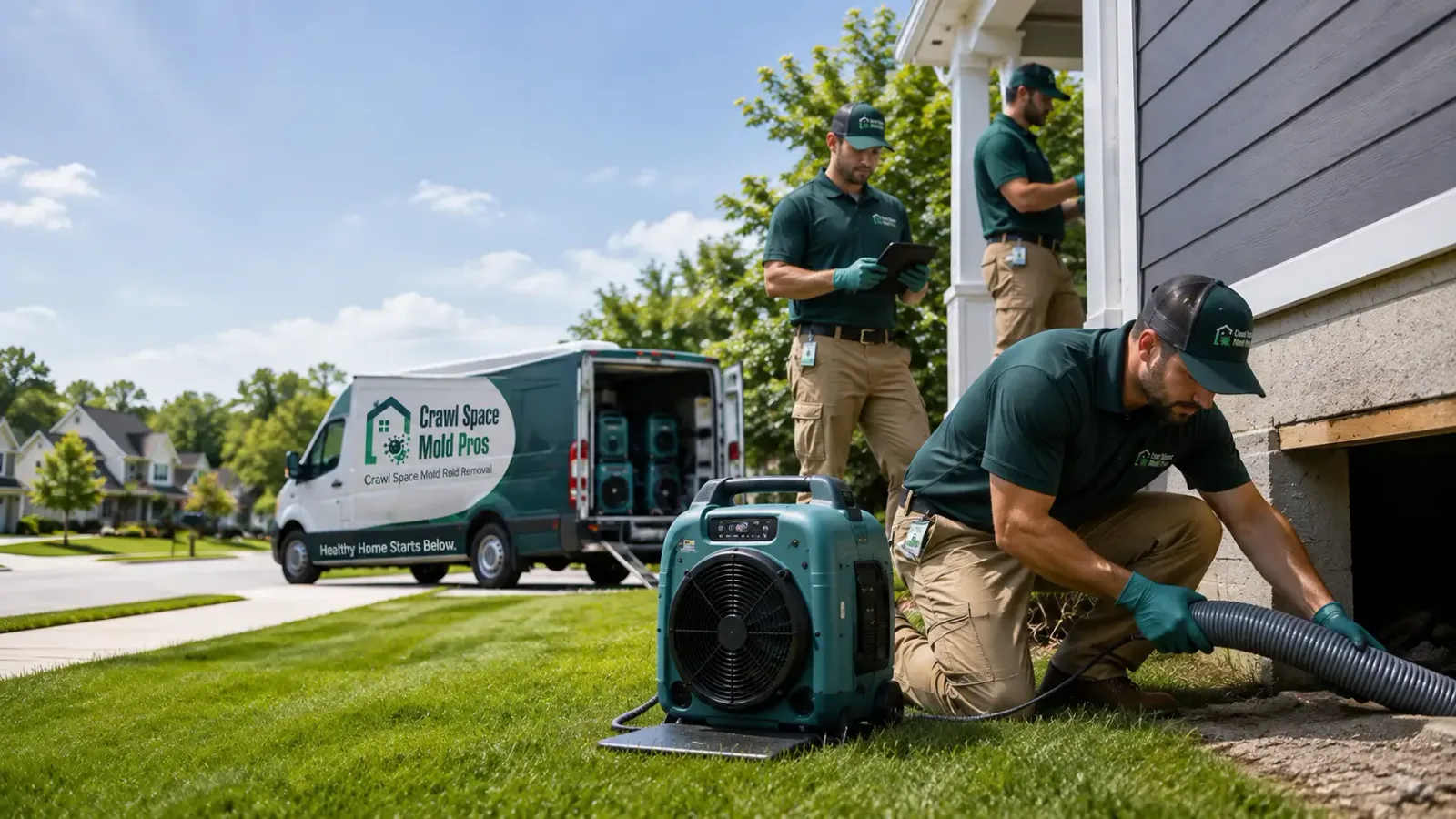Crawl Space Mold Removal in Mazon, IL